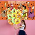 thumbnail image 2 of Flintstones Birthday Party Supplies Balloons Plates Decoration Cake Topper Decor Tableware Banner Backdrop, 2 of 7