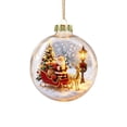 thumbnail image 6 of Barsme Glowing Christmas Story Ornament,Christmas Santa Decoration Ball With LED Light,Mini Holiday Scene Hanging Tree Decor – Warm Glow Keepsake For Mantel Window And Gift Giving, 6 of 6