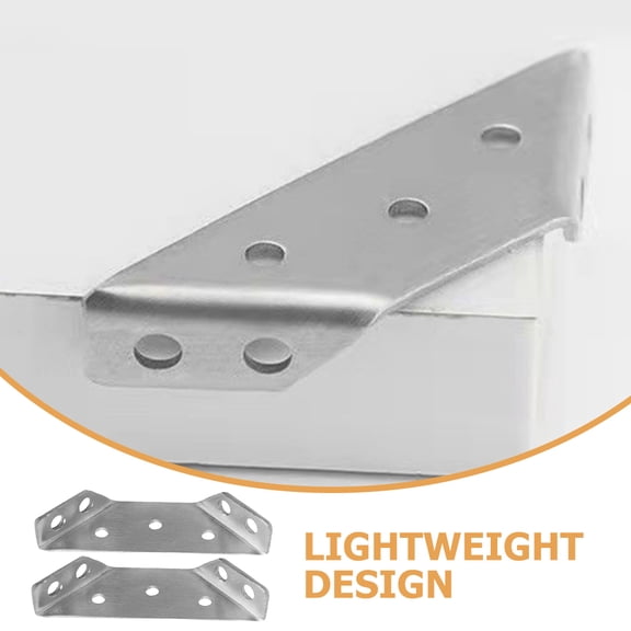 Landege 20-Pack Stainless Steel Corner Braces for Furniture, Heavy Duty Corner Connectors for Wood, Metal, Projects