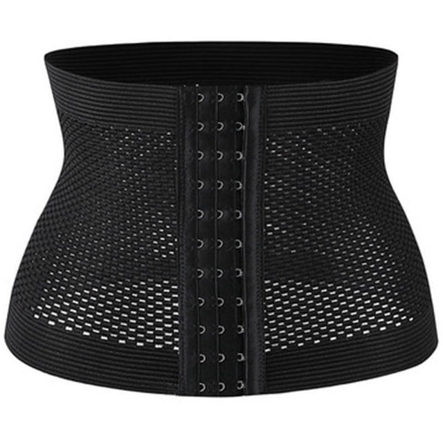 Cinturón moldeador de cuerpo para mujer, posparto, de 3 filas y 11 botones, para el vientre, prenda moldeadora hueca