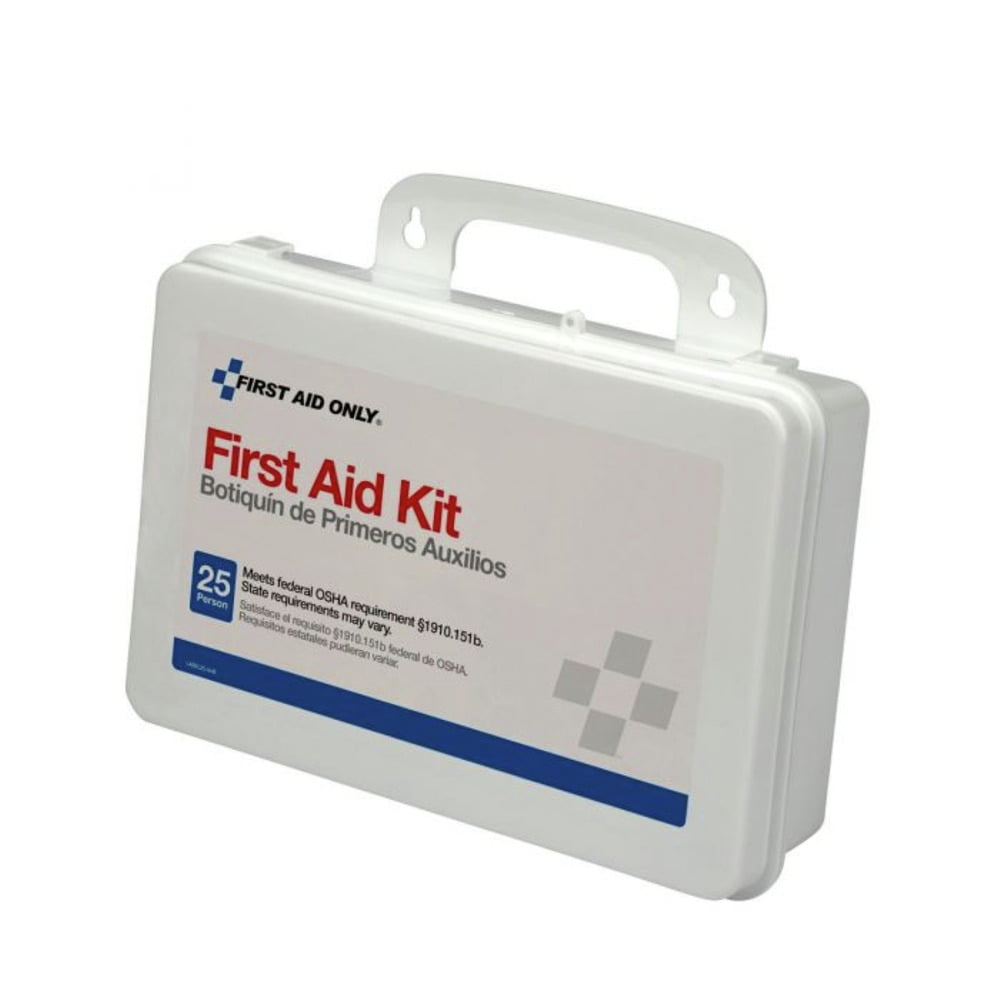 First Aid Only 6082 95-Piece 25 Person OSHA First Aid Kit with Weatherproof Plastic Case