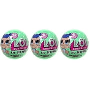 LOL Surprise Series 2 Lil Sisters LOT of 3 Mystery Packs [Wave 2, Blue Diapers]