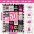 thumbnail image 5 of 30th Birthday Gifts for Women Birthday Decorations for 30 Year Old Women, Gifts for Women Birthday Unique, Birthday Presents for Her Mum Wife Sister Friend, Soft Throw Blanket 60"X50", 5 of 6
