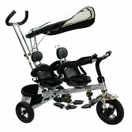 Gymax 4 In 1 Twins Kids Baby Stroller Double Rotatable