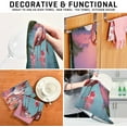 thumbnail image 7 of Dreamtimes Flamingo Kitchen Dish Towel 6 Pack, Soft Absorbent Dishcloths Reusable Hand Towel Washable Tea Towels for Home Kitchen Bar Table Decor, 28 x 18 Inch, 7 of 7