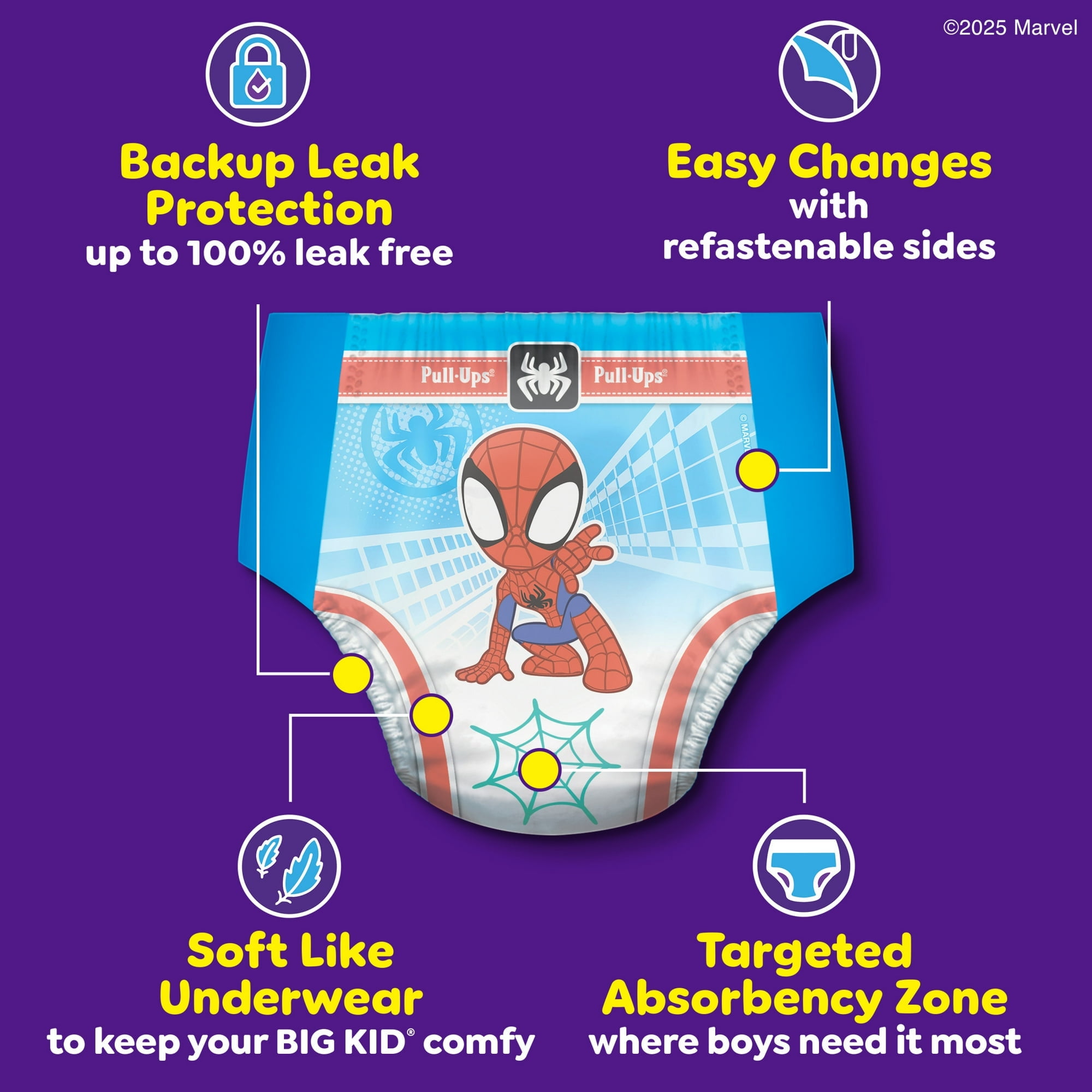 Pull-Ups Boys' Potty Training Pants, 5T-6T (46+ lbs), 50 Count