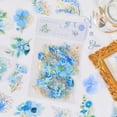 thumbnail image 3 of Flower Gold foil Holographic Stickers Set(120 pieces with 3 Themes)-Resin Transparent Waterproof Stickers,Butterfly,Vintage Daily Planner Stickers for, 3 of 4