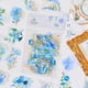 thumbnail image 3 of Flower Gold foil Holographic Stickers Set(120 pieces with 3 Themes)-Resin Transparent Waterproof Stickers,Butterfly,Vintage Daily Planner Stickers for, 3 of 4