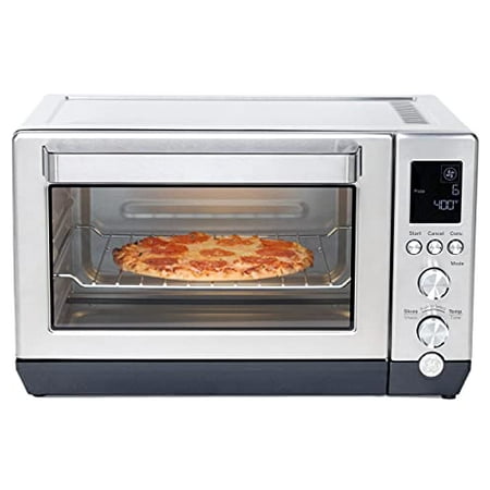 GE - Calrod 6-Slice Toaster Oven with Convection bake - Stainless Steel