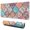 Multicolor Ethnic Geometric-2, variant on Long Mouse Pads for Desk,Multicolor Ethnic Mandala Pattern Desk Mats on Top Of Desks, Desk Mouse Pad Extra Large with 3mm Non-Slip Base and Stitched Edge for Gaming,Office,Work,Home 31.5"x11.8"