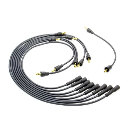 Super Stock Spiral Core - Pertronix Black Spiral Core Stock-Look AMC/GM V8 Spark Plug Wire Set P/N 708102