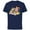 Navy, variant on Disney Princess Group Photo - Short Sleeve Cotton T-Shirt for Adults- Customized-Royal Heather