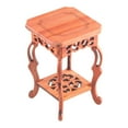 thumbnail image 4 of koolsoo Fishbowl Rack 8 x 8 cm Shop Decor Plant Display Stand for Patio Pots Outdoor Brown, 4 of 9