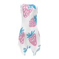 thumbnail image 6 of HELLHERO Strawberry Pattern Sleeveless Sundress for Vacation Beach Vacation, Long Lasting Wear Side Pockets Sleeveless Midi Dresses, 6 of 8