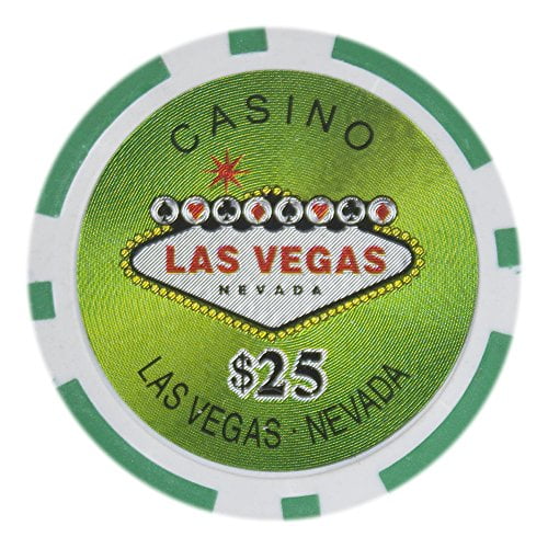 Buy 2 25 Blue $10 Las Vegas 14g Clay Poker Chips New Get 1 Free 