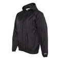 thumbnail image 2 of Rawlings B64182504 Full-Zip Hooded Wind Jacket, Black - Medium, 2 of 5