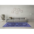 thumbnail image 3 of Ahgly Company Indoor Rectangle Persian Blue Traditional Area Rugs, 7' x 9', 3 of 4