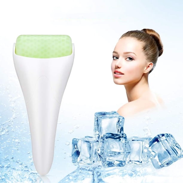 Rodillo de hielo para cara y ojos, cabezales de rodillos de masaje de hielo Masajeador de rodillos de hielo Rodillo de mano Herramienta de belleza para el cuidado de la piel Ormromra LN-1311