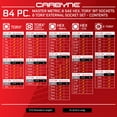 thumbnail image 4 of CARBYNE Master Hex & Torx Bit Socket Set, 84 Piece | SAE & Metric, S2 Steel Bits | 1/4", 3/8" & 1/2" Drive.  From a Family-Run Tool Company Based in the U.S.A., 4 of 10