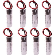 8 PCS ER6V/3.6V ER6VC119A/119B PLC Battery for PLC M70 3.6V 2400mAh Lithium Battery with Black Plug