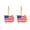 A, variant on pdqouc Clearance 2pcs Independence Day Earrings Exquisite Celebrate Patriotism with American Flag Designs for Patriotic Independence Day Women Ear Ornament Gift