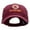Wine, variant on Black Rock Flame Embroidered Unstructured Cotton Twill Cap - Putty OSFM