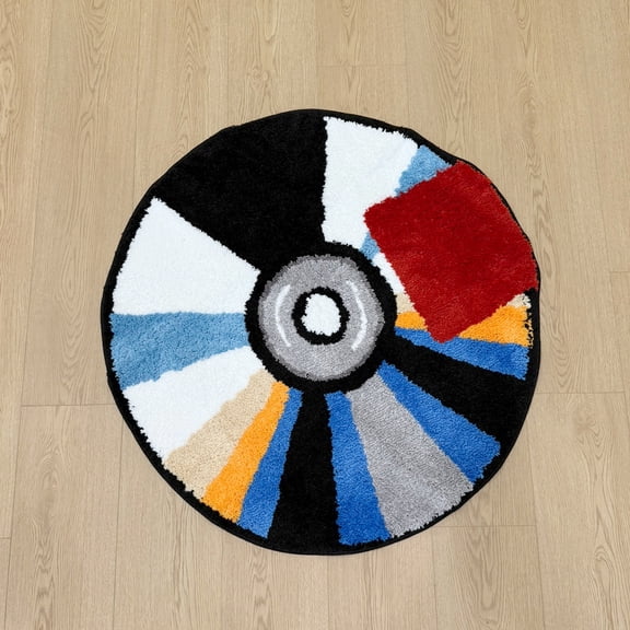 LAKEA  Colorful CD Carpet Soft Tufted Rug for Bathroom Non-slip Absorb Water Plush Handmade floormat Bedroom Kitchen Toilet Carpet