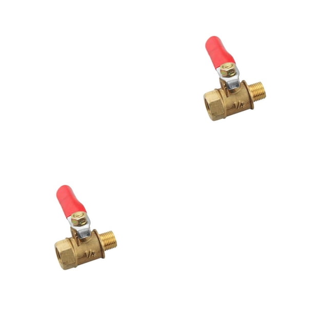 Válvula de Bola de Latón Advancent Con Mango Giratorio 1/4 inch 2Conjunto