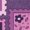 HEATHER PURPLE, variant on Instant Message - Purple Stamp Grid - Youth Girls Fitted Short Sleeve T-Shirt