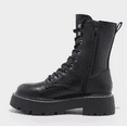 thumbnail image 3 of Wild Fable Women's Black Logan Lug Combat Boots with Memory Foam Insole size 8.5, 3 of 3