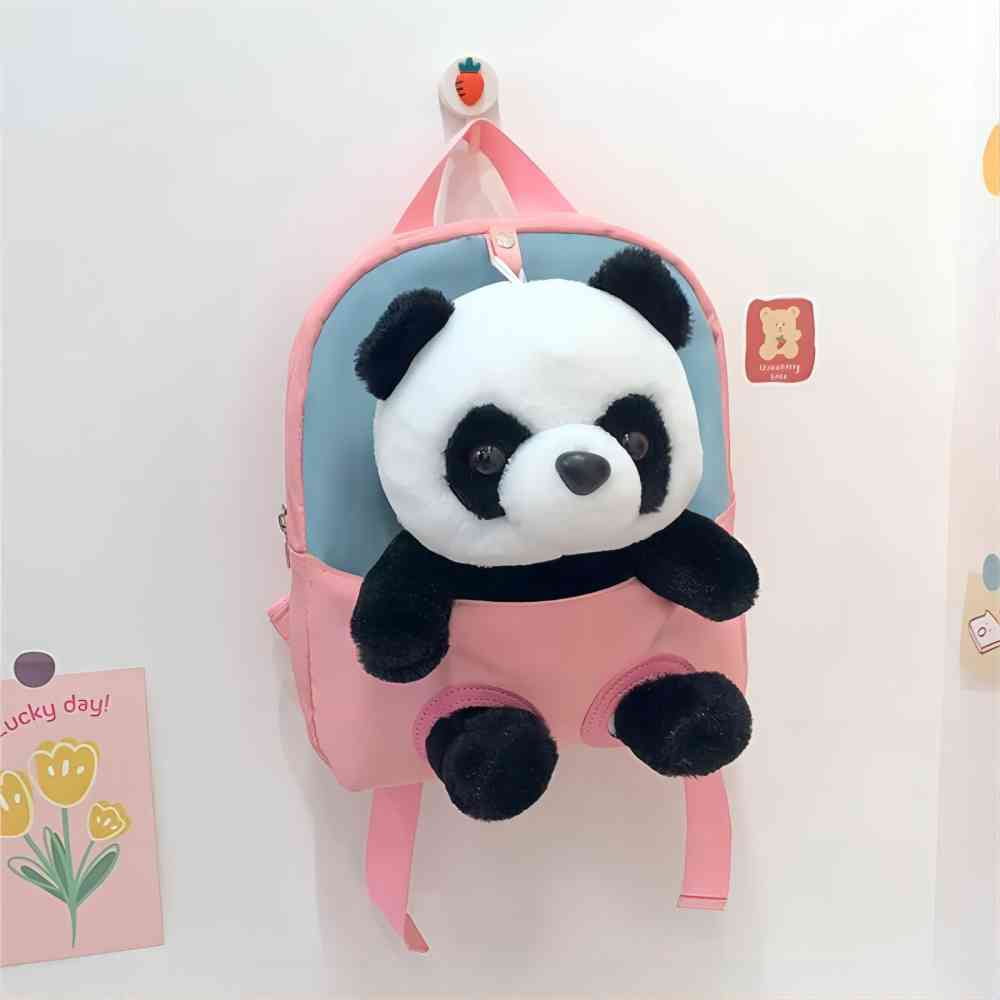 Mini Backpack for Toddler，Girls&Boys Panda Doll Schoolbag