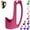 Pink, variant on 12 oz Slim Can Holder with Handle - 3D Printed Ergonomic Grip, Universal Reusable Skinny Can Cup Holder for Standard Slim Cans of Soda, Beer and Energy Drinks (Black)