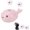 Pink, variant on DEBGFS Electric Dolphin Floating Ball Toy, Floating Ball Toy, Fun Toys for Boys and Girls, Unique Birthday Party Favors and Goodie Bags for Kids,Blue