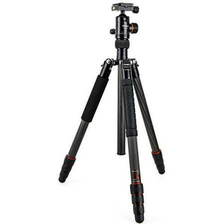 FotoPro X-Go Plus 4-Section Carbon Fiber Tripod with Built-In