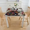 thumbnail image 3 of nygtbtfer Table Cloth, Fitted Tablecloths with Elastic Edge, Wipeable Table Cover for Kitchen Wedding s Flower, 3 of 7