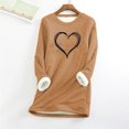thumbnail image 4 of Birdeem Chemise Décontractée à Manches Régulières Imprimée Mode pour Femmes Hiver Ample Vacances Col Rond, 4 of 12