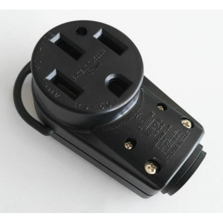 RV 50 AMP Female 14-50R Assembly Replacement Plug End with Handle