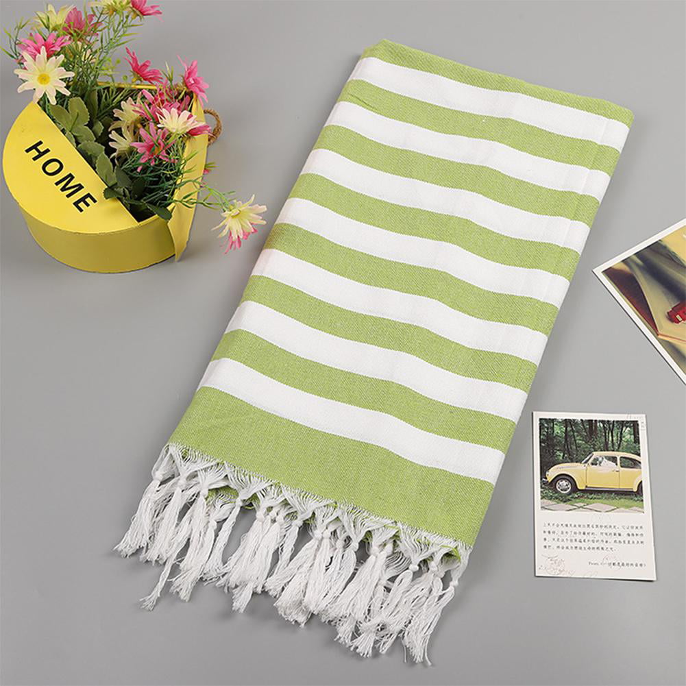 Pure cotton Turkish tassels beach towel shawl 