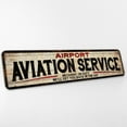 thumbnail image 1 of Airport Service Metal Sign Mechanic Aviation Airplane Pilot Born to Fly Office Décor Kids Room Boys Room Garage Gift 4x18 104182001013, 1 of 4