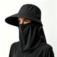 thumbnail image 5 of Noric Women's UPF 50+ Sun Protection Hats Full Face Cover Shield Wide Brim with Neck Flap Breathable Summer Hats, 5 of 5