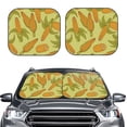 thumbnail image 2 of Sikiie Corn Print Foldable Car Windshield Sun Visor, Car Window Sunshade Suitable for Sedan, SUV and Truck Car Accessories-Large, 2 of 6