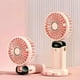 thumbnail image 3 of 1pc Mini Portable Fan, Handheld Fan, Personal Mini Fan, USB Rechargeable, 5 Speeds, 90 Foldable Battery Powered, Mini Fan With LED Display, Desk Fan, 3 of 4