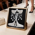 thumbnail image 4 of Linnome Art Diamond Painting Rhinestone Art Kit Graceful Female Figure Pattern Shiny Diamonds for Home Wall Decor H, 4 of 5