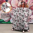 thumbnail image 4 of White Floral Skull Pattern Luggage Cover Fashion Suitcase Cover Baggage Covers Fit 25-28 Inch Luggage (Go Travel), 4 of 5