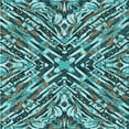 thumbnail image 1 of Ahgly Company Machine Washable Indoor Square Transitional Charcoal Blue Area Rugs, 5' Square, 1 of 7