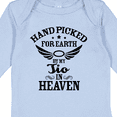 thumbnail image 4 of Inktastic Handpicked for Earth by My Tio in Heaven with Angel Wings Boys or Girls Long Sleeve Baby Bodysuit, 4 of 5