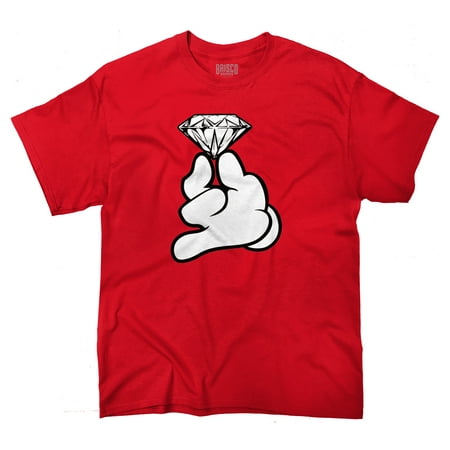 Diamond Mickey Mouse - FUNNY HUMOR T-SHIRT Mickey Mouse Gloves Diamond hands T-Shirt Tee