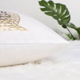 thumbnail image 6 of PiccoCasa 18"x18" Cushion Cover Case Bronzing Gold Printing Throw Pillow Cover, Print20, 6 of 7