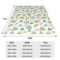 thumbnail image 3 of Rateoe Frog Wear Chef Hat Print Fuzzy Fleece Throw Blanket Extra Large,Super Soft,Fluffy and Warm Blankets for Couch,Bed,All Season Use (40"x30"), 3 of 8