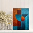 thumbnail image 2 of Abstract Geometric Texture Canvas Print, Wall Art for Living Room Bedroom Office Hallway Dining Room Studio, 2 of 8